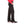 Load image into Gallery viewer, man in bright red solid shirt and black pants side view
