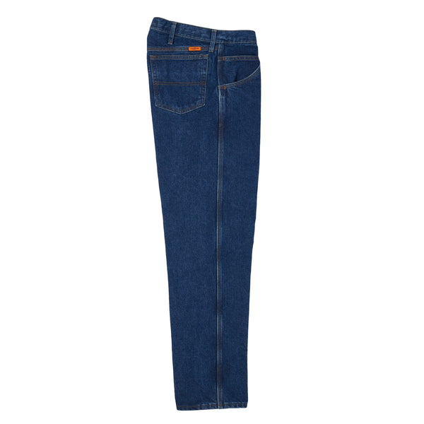 Blue Wrangler Jeans Side View
