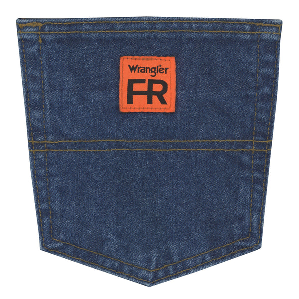 Wrangler Fire Resistant Patch on Back Pocket
