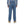 Load image into Gallery viewer, man in blue patterned button up with no belt in blue jeans back view
