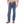 Load image into Gallery viewer, Man in Tan Button up Wearing large belt and Mute blue jeans
