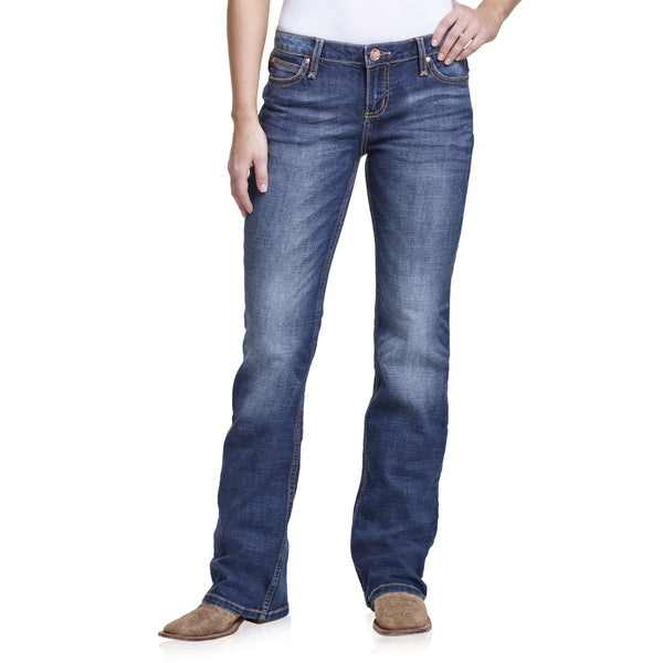 Wrangler Women's - Retro Mae Mid - Rise Bootcut Jeans WO. JEANSMID RISEVF JEANSWEAR, INC.