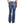 Load image into Gallery viewer, woman in white undershirt in faded blue jeans back angle
